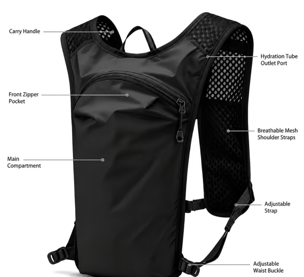 The Bialume Hydration backpack.