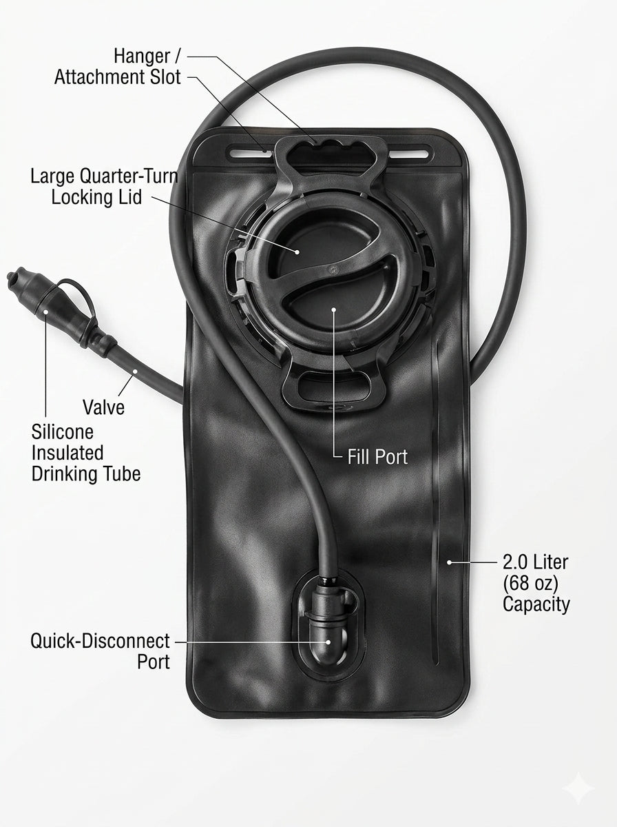 The Bialume Hydration backpack.